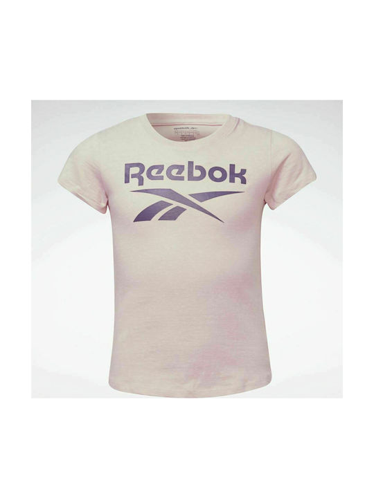 Reebok Lock-Up Παιδικό T-shirt Ροζ