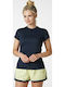 Γυναικείο T-shirt Fast Drying Navy Μπλε