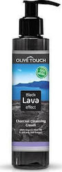 Olive Touch Black Lava Effect Charcoal Cleansing Cream 150ml