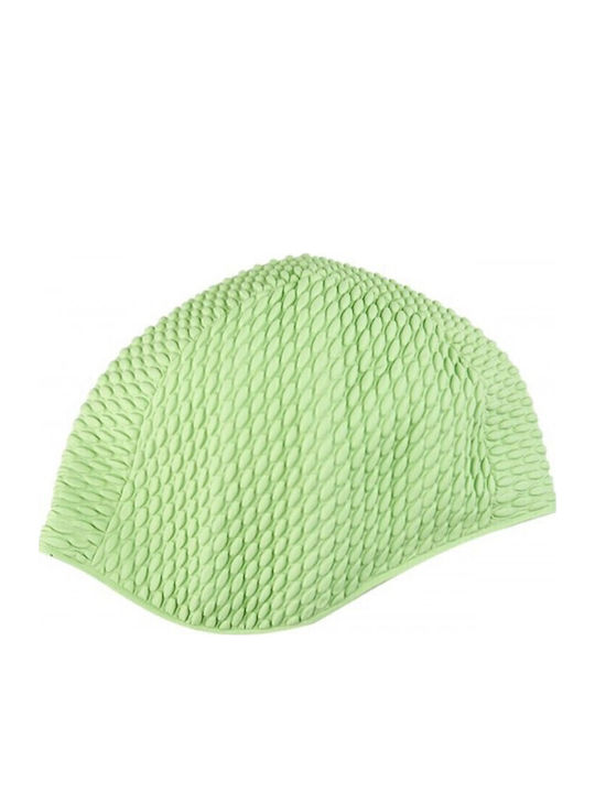 Mitsuko Adult Swimming Cap Made of Silicone Green