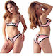 Cottelli Collection Half-Cup Bra Set Sexy Σετ Εσωρούχων Ροζ