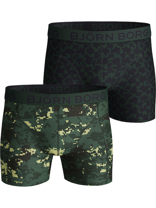 Ανδρικά Μποξεράκια Πράσινα Camo 2Pack