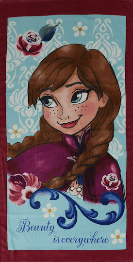 Stamion Frozen Anna Kids Beach Towel Frozen 140x70cm