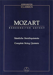 Barenreiter Mozart - Complete String Quintets [Pocket Score] Παρτιτούρα για Έγχορδα