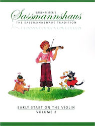 Barenreiter Sassmannshaus - Early Start on the Violin Μέθοδος Εκμάθησης για Βιολί Vol.2