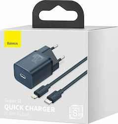 Baseus Super Si 20W cu Cablu USB-C - Lightning