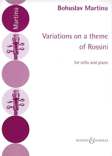 Boosey & Hawkes Martinu - Variations On A Theme Of Rossini за Виолончело