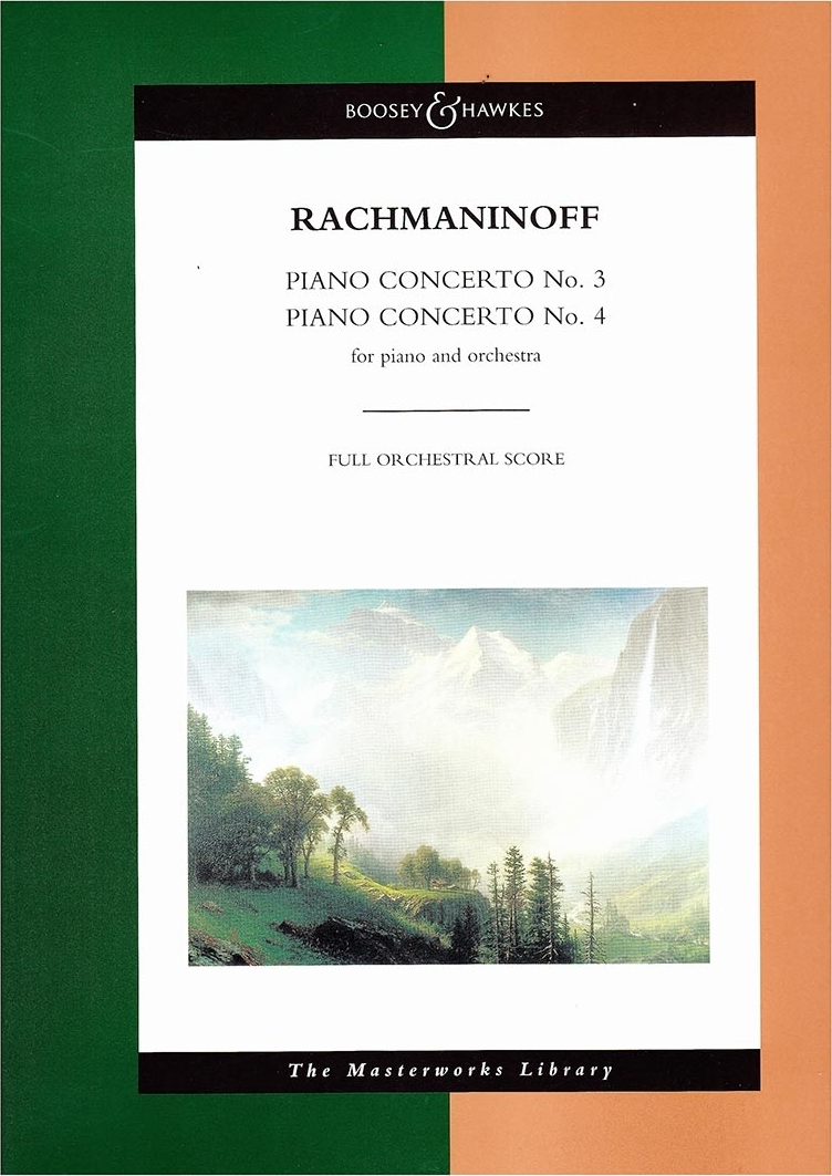 Boosey & Hawkes Rachmaninoff Piano Concertos 3 & 4 [Full Score] Sheet