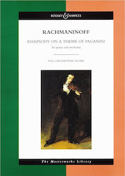 Boosey & Hawkes Rachmaninoff - Rhapsody on a Theme of Paganini [Full Score] Παρτιτούρα για Ορχήστρα