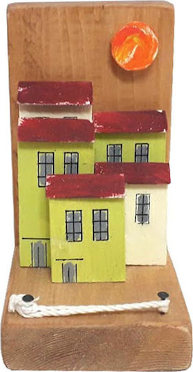 Kapadakis Wood Art Dekoratives Startseite aus Hölzernes 7x9x13cm 1Stück