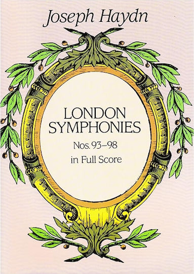 Dover Publications Haydn - London Symphonies Nr.93-98 [Full Score] Sheet Music for Orchestra