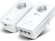 TP-LINK TL-WPA8631P KIT v2 Powerline Διπλό για Ασύρματη Σύνδεση Wi‑Fi 5 με Passthrough Πρίζα και 3 Θύρες Gigabit Ethernet