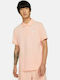 Nike Sportswear Club Essentials Ανδρική Μπλούζα Polo Κοντομάνικη Peach
