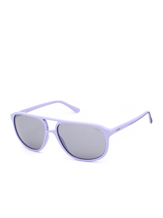 Lozza Unisex Sunglasses with Purple Plastic Fra...
