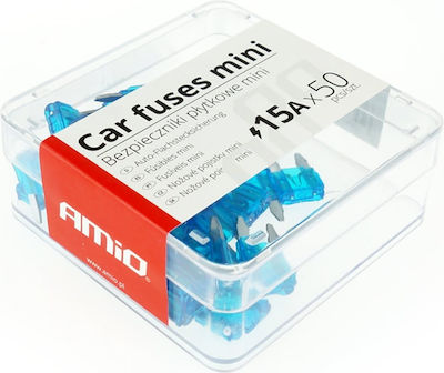 AMiO Car Fuse Set Blades 50pcs