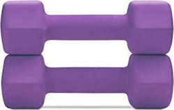 Reinhart Neoprene Set of Hexagon Dumbells 2 x 3kg