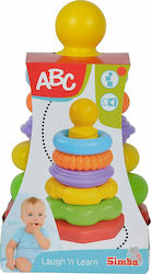 Simba Baby Blanket Stacking Ring Pyramid ABC made of Fabric for 6++ Months