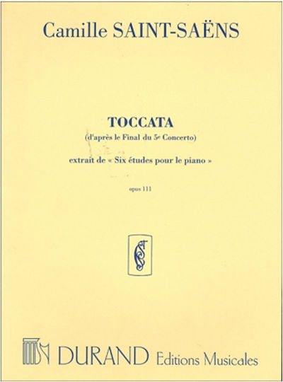 Durand Saint-Saens - Toccata Op.111 für Klavier