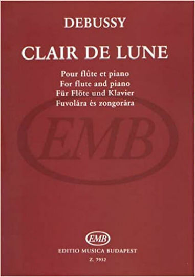 Editio Musica Budapest Debussy - Clair De Lune
