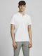 Jack & Jones Herren Kurzarmshirt Polo White / White