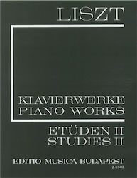 Editio Musica Budapest Liszt - Studies II, Works for Piano Solo Παρτιτούρα για Πιάνο