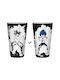 Abysse Dragon Ball - Goku Vegeta Glass made of Glass in Black Color 400ml 1pcs