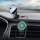 Baseus Big Energy Стойка за телефон за кола с MagSafe магнит и безжично зареждане 15W Черна