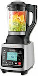 Hoomei Blender for Smoothies with Glass Jug 1.75lt 1400W Gray