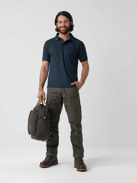 Fjallraven Crowley Polo T-shirt Uncle Blue