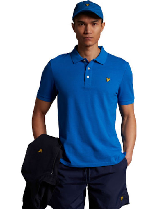 Lyle and Scott Men's Short Sleeve Blouse Polo Blue