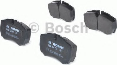 Bosch Bremsbelag Hinten 2Stück Ford / Iveco