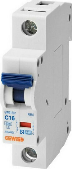 Aca Αυτόματη Ασφάλεια 25A Μονοπολική AC 331GW91509