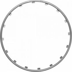 Lampa Προστατευτικά για Ζάντες Αυτοκινήτου 16cm x 16cm 4τμχ Ασημί