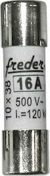 Adeleq Κυλινδρική Πορσελάνης 10x38mm 16A