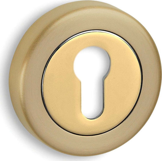 Convex 245 Matt Rosette - Türschild Gold