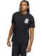 Adidas Summer Basketball Men's Athletic T-shirt Short Sleeve Black