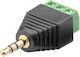 Goobay Ștecher Jack stereo de 6,3 mm masculin 10buc Negru (76745)