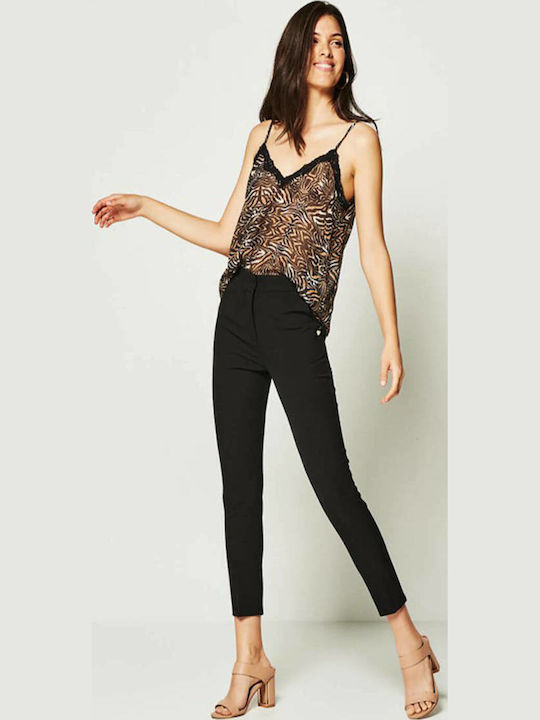 Women's Fabric Trousers Black