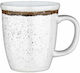 Lukanda 360 Becher aus Porzellan Weiß 380ml