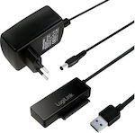 LogiLink USB 3.0 to SATA Adapter with OTB Black (AU0050)