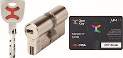 Cisa Lock Cylinder Security AP4S 70mm (30-40) Silver