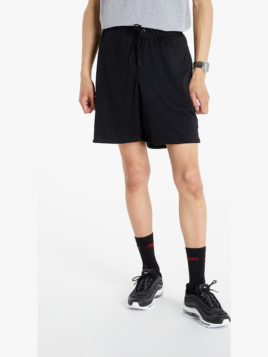 AJ5 Mesh GFX Sportliche Herrenshorts Schwarz