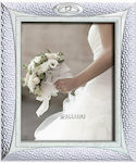 Slevori Wedding Rings Tabletop Rectangle Wedding Crown Case / Photo Frame Ασημί-Καφέ 25x20cm
