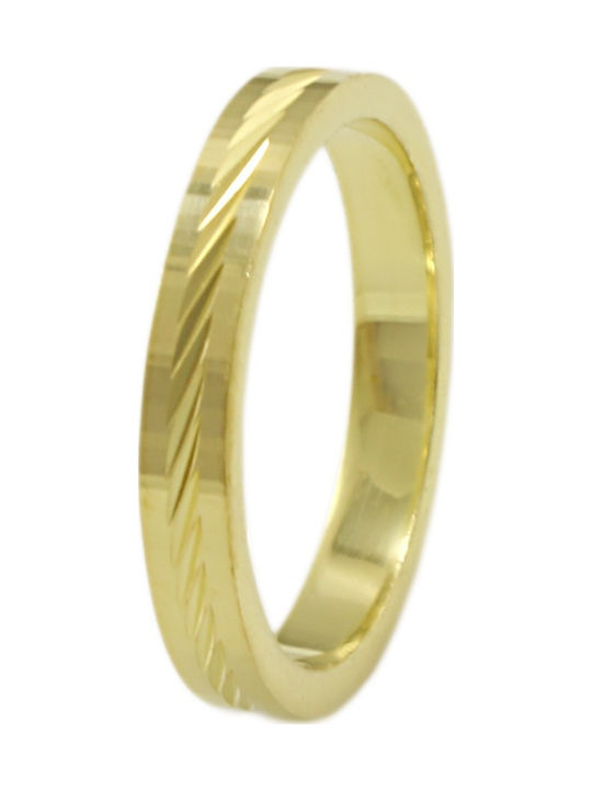 Matteo Wedding Ring from Silver Gold Plated