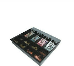 Cash Register Insert Tray with 8 Coin Slots and 4 Slots for Bills 32x29x26cm