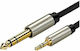 Ugreen AV127 Cable 6.3mm male - 3.5mm male 3m Gray (10629)