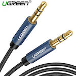 Ugreen Cablu 3,5 mm de sex masculin - 3,5 mm de sex masculin Albastru 3m (10688)