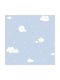 ICH Wallpapers Kids Fabric Wallpaper Σύννεφα Μπλε L53xH1005cm