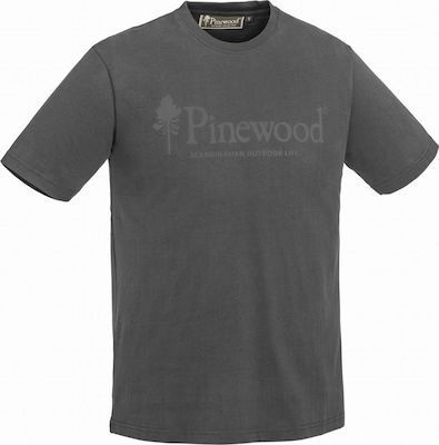 Pinewood Outdoor Life Tricou Antracit închis în culoarea Gri