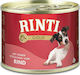 Rinti Gold Rind Υγρή Τροφή Σκύλων σε Κονσέρβα με Μοσχάρι 185gr